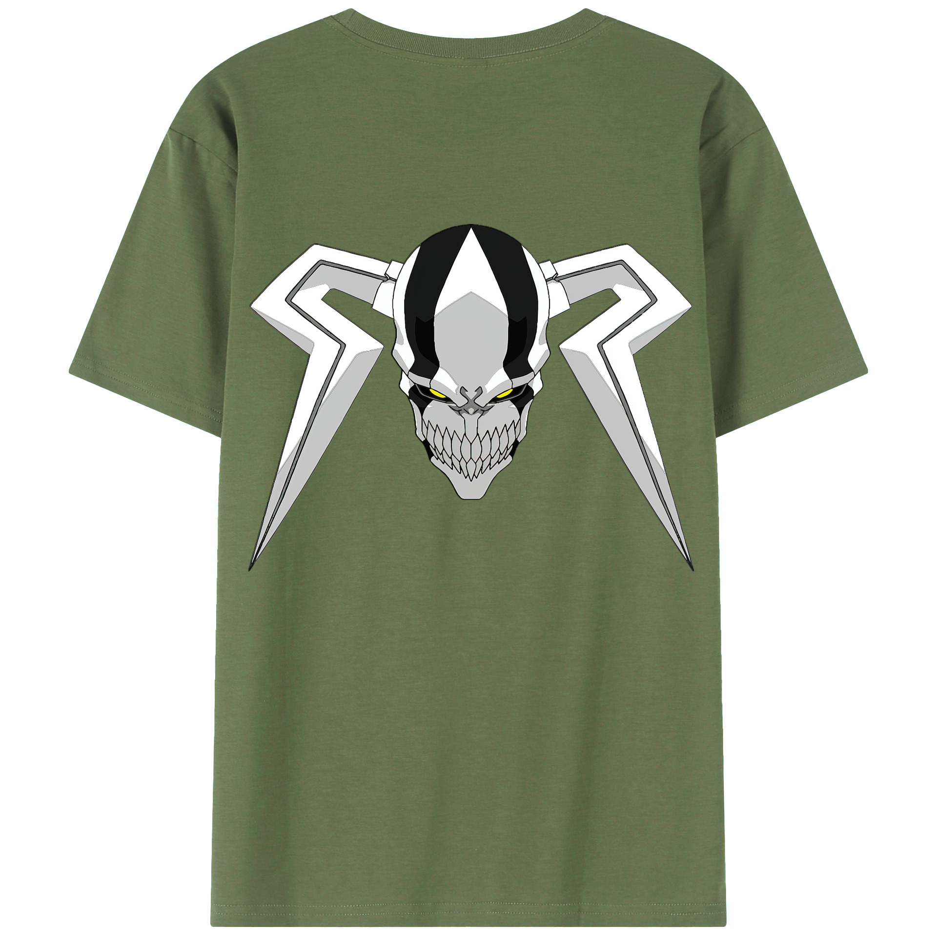（画像用） ブリーチ 黒崎一護（くろさき いちご）BLEACH Kurosaki Ichigo 綿100％ メンズ半袖Tシャツ（バックプリント） 通気性